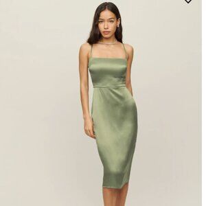 Reformation Oaklie Silk Dress